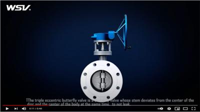 WSV Triple Eccentric Butterfly Valve